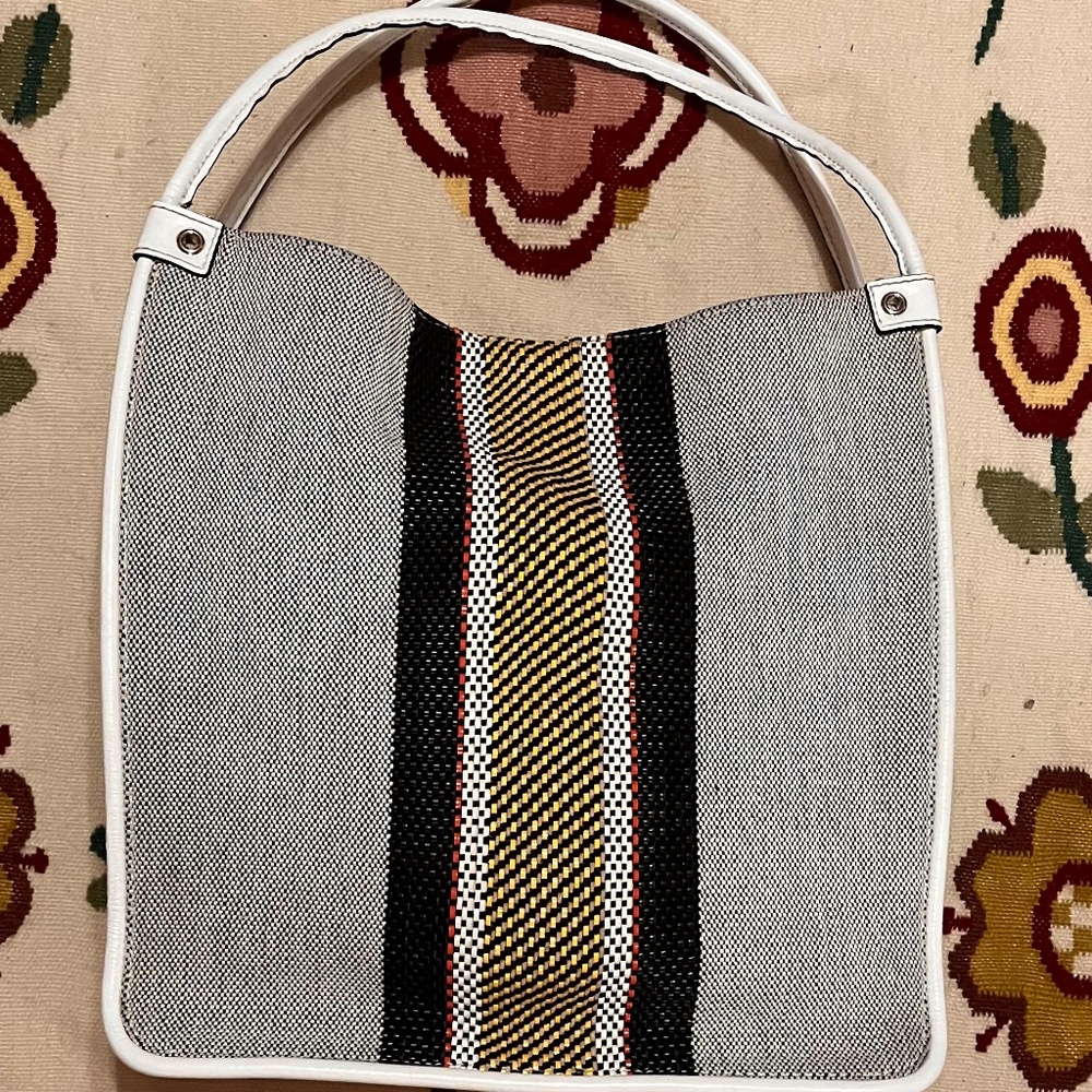 Proenza Schouler Woven Canvas and Leather Tote